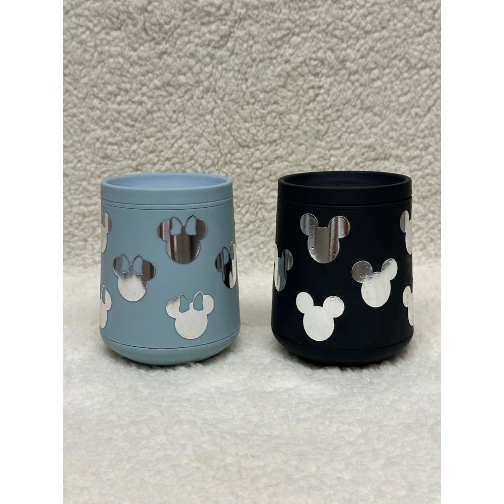 Mickery Minnie Mouse Set of 2 Maars Port Tumbler Blue Black Silver 10 oz
